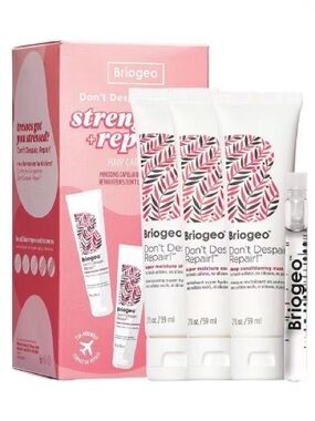 $32 msrp new sealed Briogeo don’t despair repair kit haircare minis clean